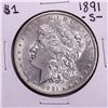 Image 1 : 1891-S $1 Morgan Silver Dollar Coin