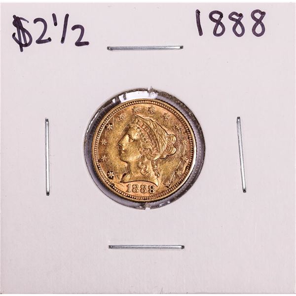 1888 $2 1/2 Liberty Head Quarter Eagle Gold Coin