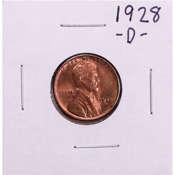 1928-D Lincoln Wheat Cent Coin