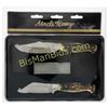 Image 1 : Uncle Henry 2 Fixed Blade Knives w/ Stone Gift Set