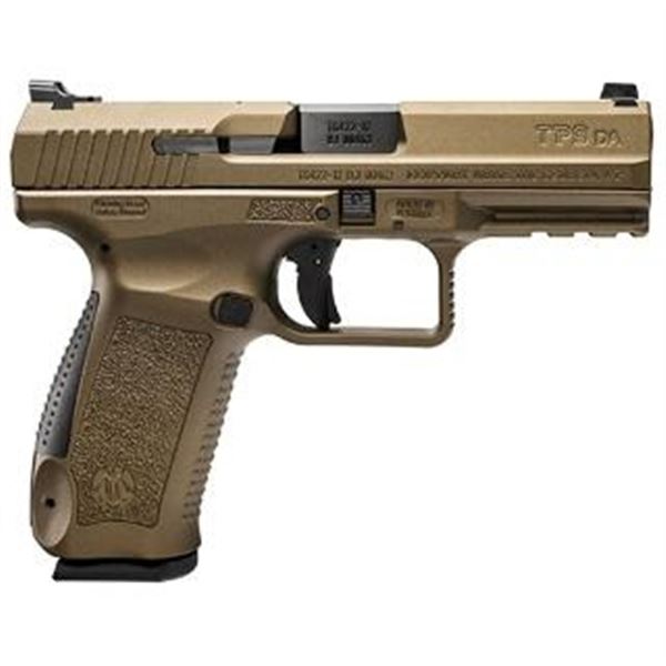 CENT CANIK TP9DA 9MM 4.07" BURNT BRONZE 18RD