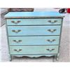 Image 1 : VINTAGE DRESSER REDONE IN CRACKLED BLUE