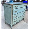 Image 3 : VINTAGE DRESSER REDONE IN CRACKLED BLUE