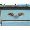 Image 4 : VINTAGE DRESSER REDONE IN CRACKLED BLUE
