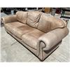 Image 2 : FULL SIZE LEATHER SOFA