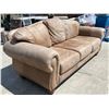 Image 3 : FULL SIZE LEATHER SOFA