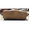 Image 4 : FULL SIZE LEATHER SOFA