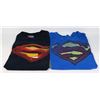 Image 1 : LOT OF TWO SUPERMAN T-SHIRTS MENS S