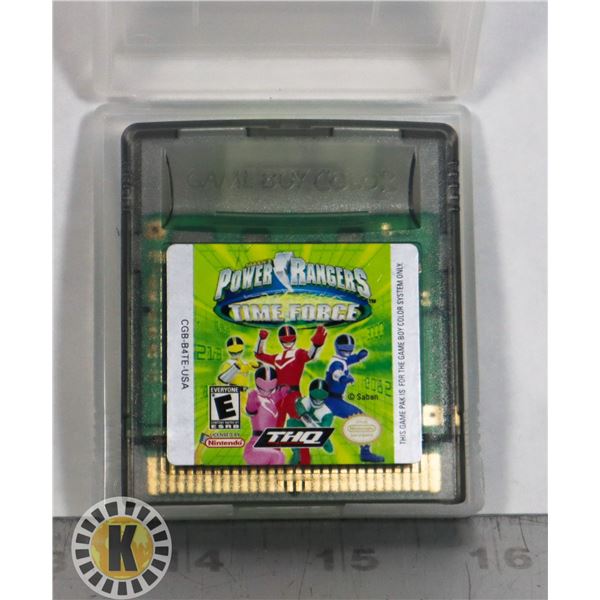 POWER RANGERS TIME FORCE GAMEBOY GAME