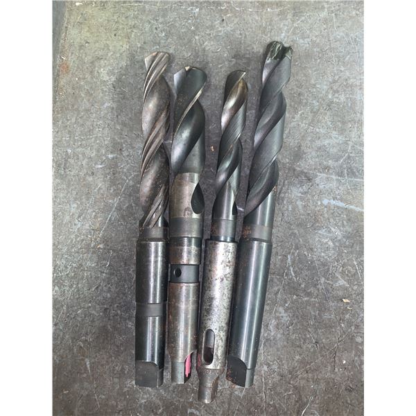 Lot of (4) Morse Taper #4 Bits