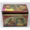 Image 1 : ROYAL KING GEORGE AND QUEEN MARY TEA TIN