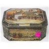 Image 1 : ANTIQUE KINGS HEAD BISCUIT TIN ENGLAND