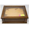 Image 1 : ANTIQUE HICKOCK CUFFLINK STORE DISPLAY CABINET