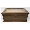Image 2 : ANTIQUE HICKOCK CUFFLINK STORE DISPLAY CABINET