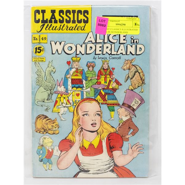 15 CENT CLASSICS ILLUSTRATED ALICE IN WONDERLAND