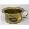 Image 1 : CENTRAL PACIFIC RR BRASS SPITTOON WITH LABEL