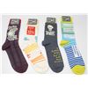 Image 1 : LOT OF 4 ASSORTED MENS FUN SOCKS