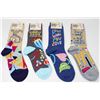 Image 1 : LOT OF 4 ASSORTED LADIES FUN SOCKS