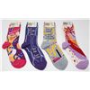 Image 1 : LOT OF 4 ASSORTED LADIES FUN SOCKS