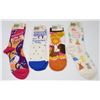 Image 1 : LOT OF 4 ASSORTED LADIES FUN SOCKS