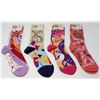 Image 1 : LOT OF 4 ASSORTED LADIES FUN SOCKS