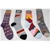 Image 1 : LOT OF 4 ASSORTED MENS FUN SOCKS