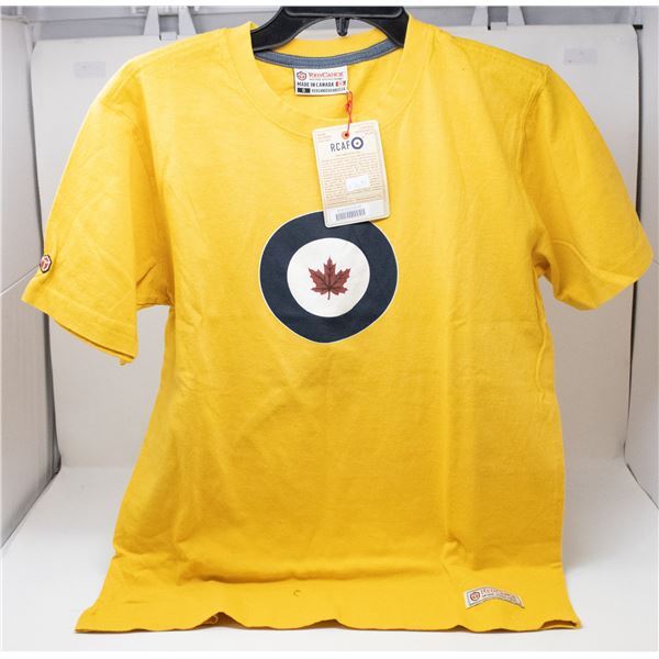 MEN'S YELLOW RCAF T SHIRT SIZE S