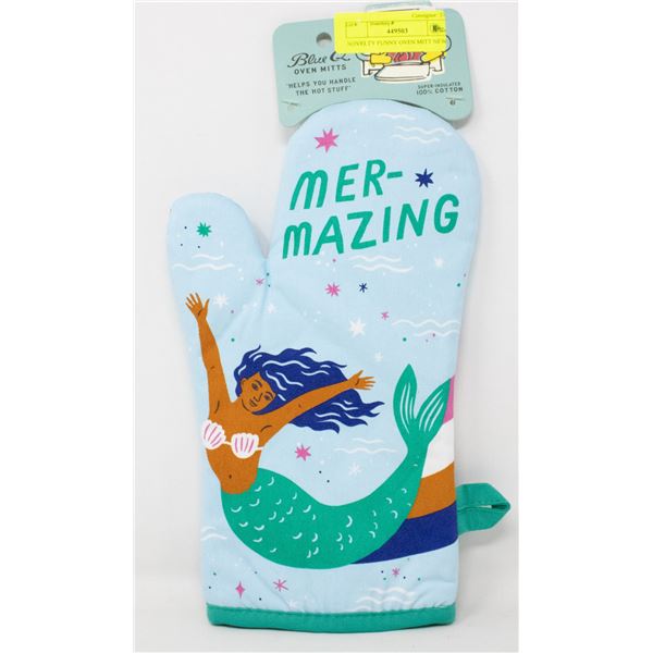 NOVELTY FUNNY OVEN MITT NEW