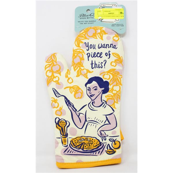 NOVELTY FUNNY OVEN MITT NEW