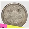 Image 1 : 1958 SILVER CANADIAN 50 CENT PIECE