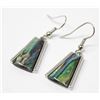 Image 1 : ABALONE SHELL DROP EARRINGS