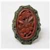 Image 1 : ANTIQUE CHINESE CARVED RING ADJUSTABLE