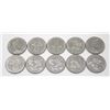 Image 1 : LOT OF TEN ASSORTED CANADA DOLLAR COINS