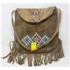 Image 1 : ANTIQUE INDIGENOUS BEADED SATCHEL