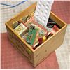 Image 1 : ANTIQUE CRATE FULL OF COLLECTIBLES