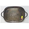 Image 1 : SILVER PLATED ORNATE SERVING TRAY