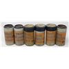 Image 1 : LOT OF 6 EDISON AMBEROLA REELS IN CASES