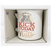 Image 1 : KICK TODAY IN THE NUTS MUG NEW