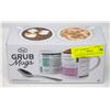 Image 1 : GRUB MUGS MICROWAVE RECIPE MUG IN BOX