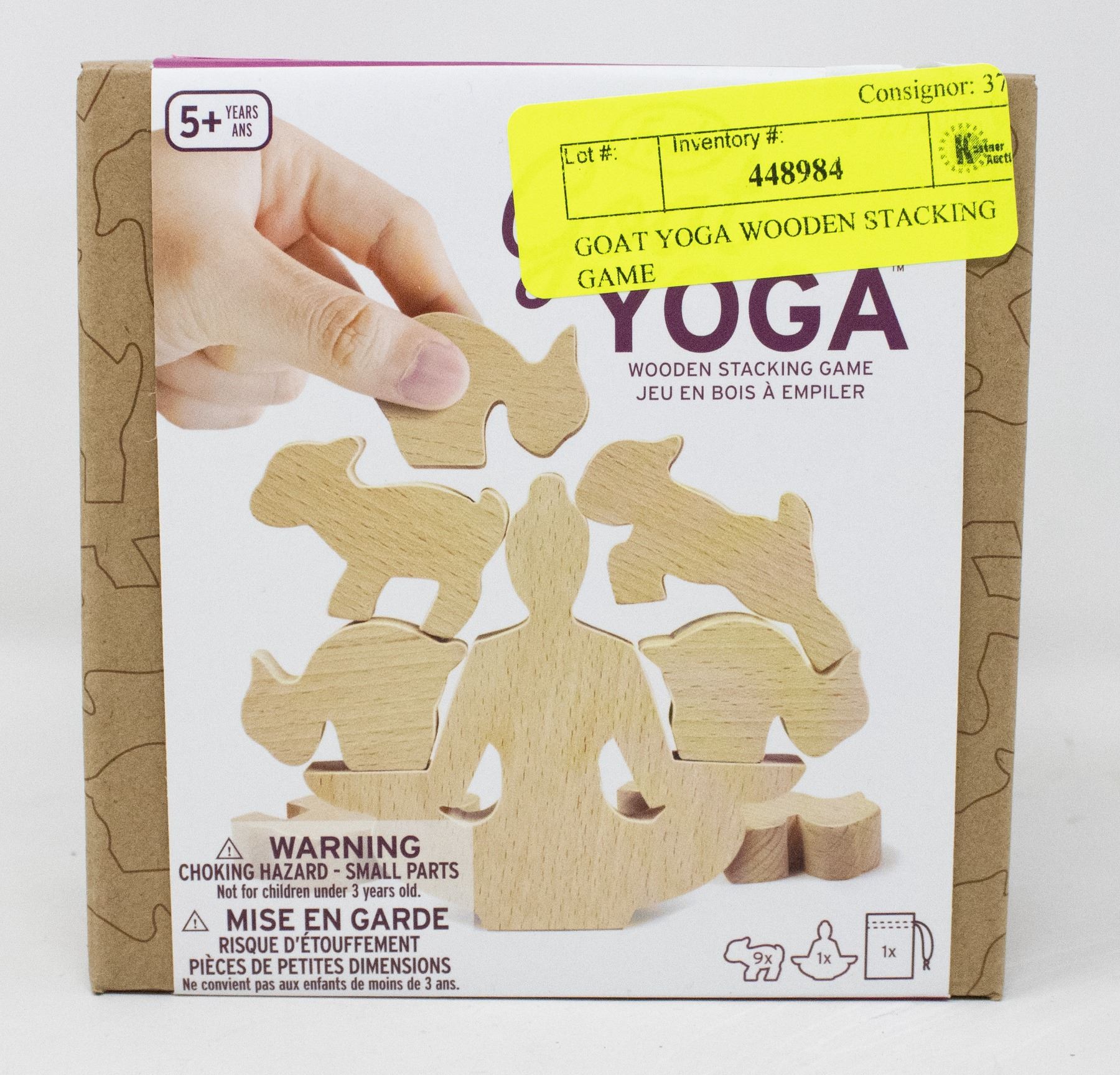 GOAT YOGA WOODEN STACKING GAME