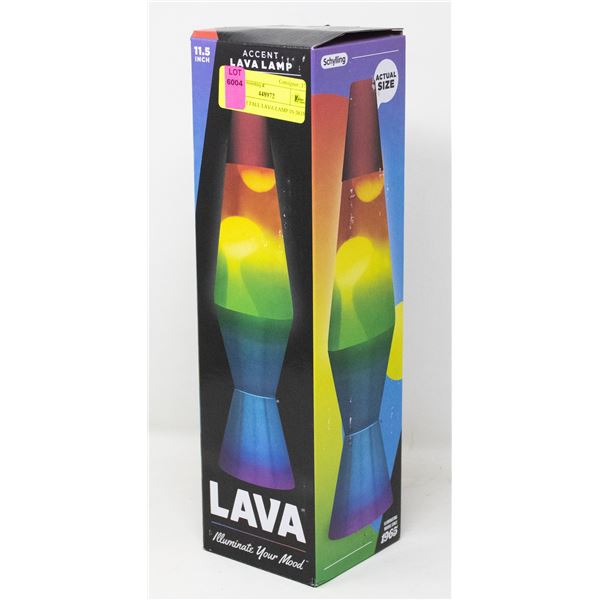 11.5 INCH TALL LAVA LAMP IN BOX