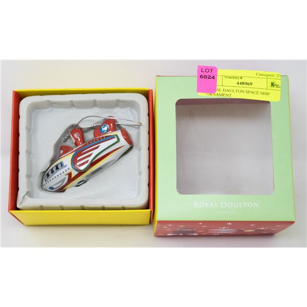 ROYAL DAULTON SPACE SHIP ORNAMENT