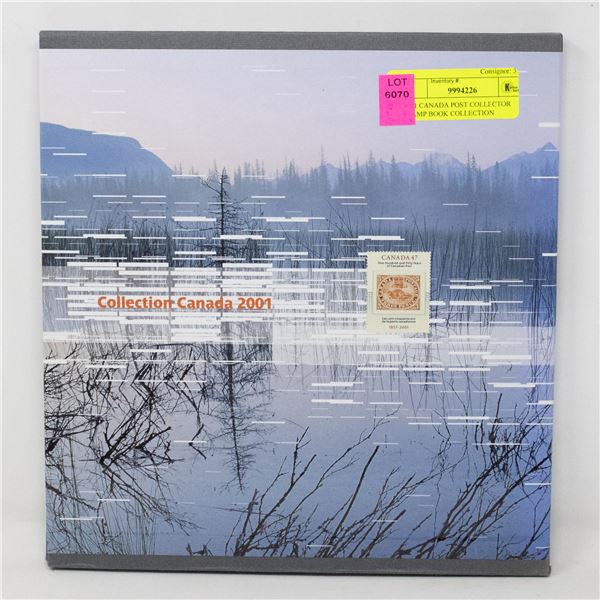 2001 CANADA POST COLLECTOR STAMP BOOK COLLECTION