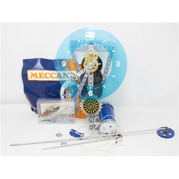 VINTAGE MECCANO WALL CLOCK KIT W