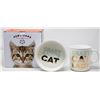 Image 1 : CAT MUG AND CAT DISH MATCHING SET NEW IN BOX