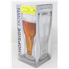 Image 1 : HOPSIDE DOWN BEER GLASS NEW IN BOX