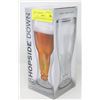 Image 1 : HOPSIDE DOWN BEER GLASS NEW IN BOX