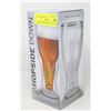 Image 1 : HOPSIDE DOWN BEER GLASS NEW IN BOX