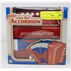 Image 1 : LITTLE RED ACCORDION NEW IN BOX