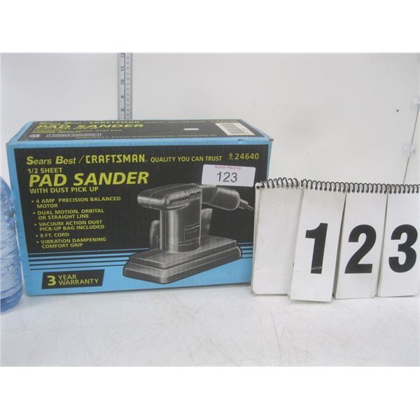 Craftsman Pad Sander Works